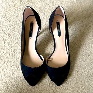 Zara Peep Toe Asimetrico heels